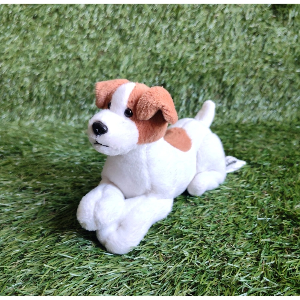 1997 Stuffins Lumpy's Gang Jack Russel Terrier Plush Toy Stuffed Animal Dog